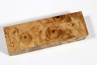 Knife Block Golden Madrone Burl - GMadr0517