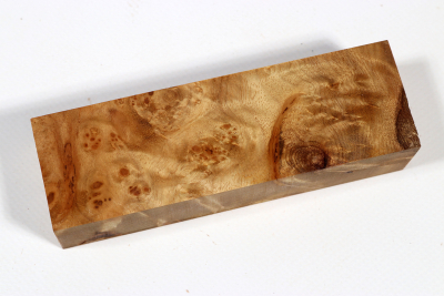 Knife Block Golden Madrone Burl - GMadr0519