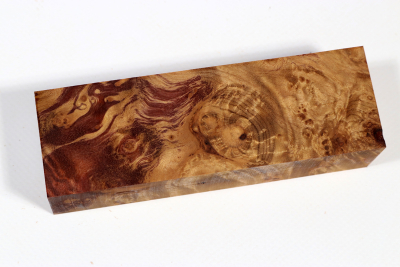 Messergriffblock Golden Madrone - GMadr0521