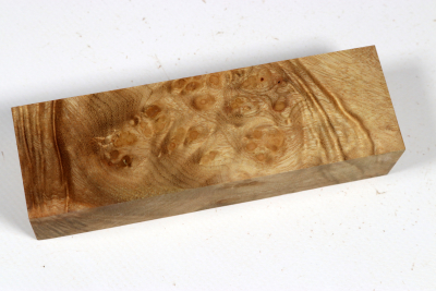 Knife Block Golden Madrone Burl - GMadr0579 Knife Block Golden Madrone Burl - GMadr0579
