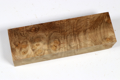 Knife Block Golden Madrone Burl - GMadr0580
