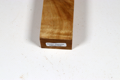 Messergriffblock Golden Madrone - GMadr0581