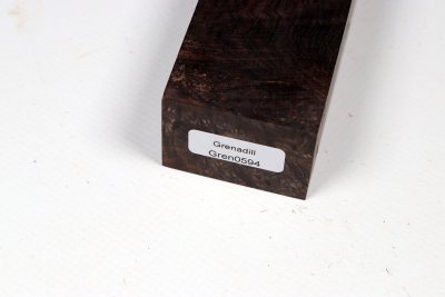Knife Block African Blackwood Burl A++ - GrenaM0594