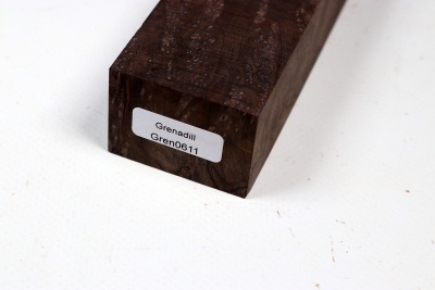 Knife Block African Blackwood Burl A - GrenaM0611