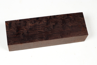 Knife Block African Blackwood Burl - GrenaM0576