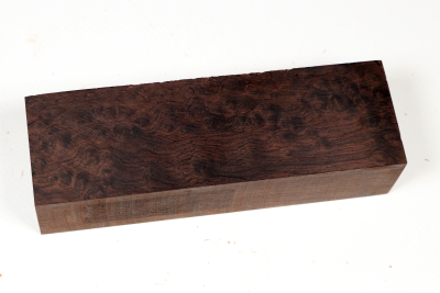 Knife Block African Blackwood Burl - GrenaM0582