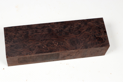 Knife Block African Blackwood Burl - GrenaM0584