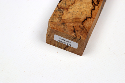 Messergriffblock Hainbuche X-Cut gestockt stabilisiert - Stabi3477