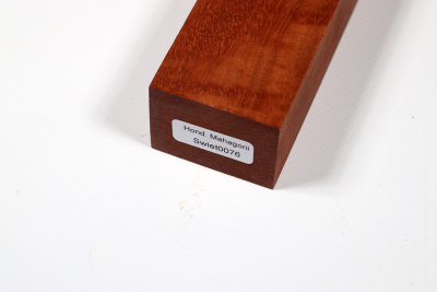 Knife Block Honduran Mahogany / Swietenia curly - Swiet0076