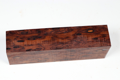 Messergriffblock Honduras Palisander Birdseye - HonPa0190