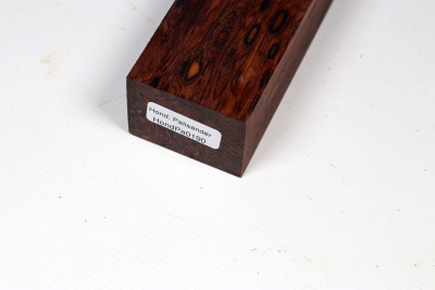 Messergriffblock Honduras Palisander Birdseye - HonPa0190