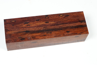 Messergriffblock Honduras Palisander Birdseye - HonPa0194
