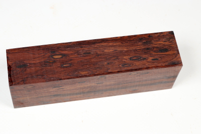 Messergriffblock Honduras Palisander Birdseye - HonPa0194