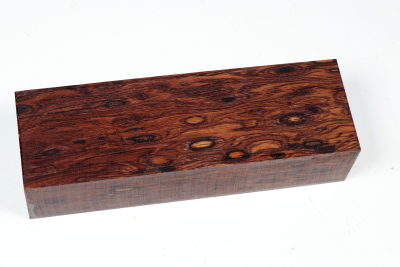 Messergriffblock Honduras Palisander Birdseye - HonPa0194