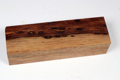 Messergriffblock Honduras Palisander Birdseye - HonPa0196