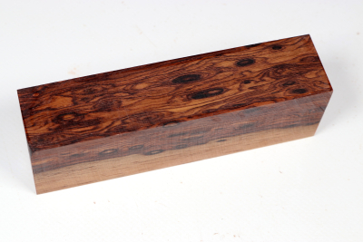 Messergriffblock Honduras Palisander Birdseye - HonPa0196