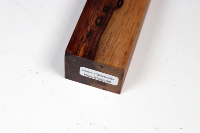 Messergriffblock Honduras Palisander Birdseye - HonPa0196