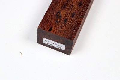 Knife Block Honduran Rosewood Birdseye  - HonPa0198