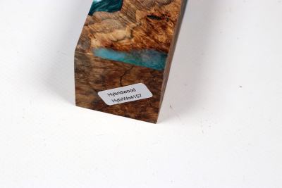 Knife Blank HybridWood Maple Burl stabilized - HybrWo4157