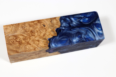 Messergriffblock HybridWood Amboina Maser stabilisiert - HybrWo3870