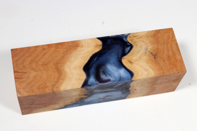 Knife Blank HybridWood Brown Mallee - HybrWo3688