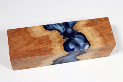 Knife Blank HybridWood Brown Mallee - HybrWo3688