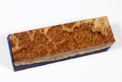 Knife Blank HybridWood Brown Mallee - HybrWo3864