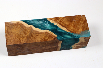Messergriffblock HybridWood Brown Mallee - HybrWo4118