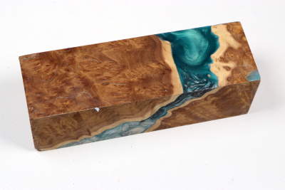 Messergriffblock HybridWood Brown Mallee - HybrWo4118