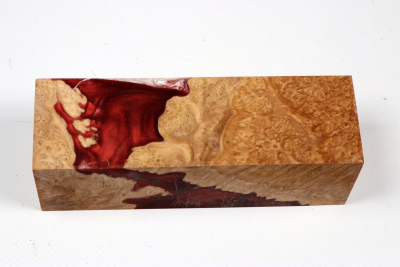 Knife Blank HybridWood Brown Mallee - HybrWo4151