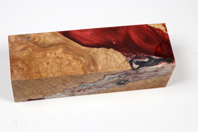 Knife Blank HybridWood Brown Mallee - HybrWo4151