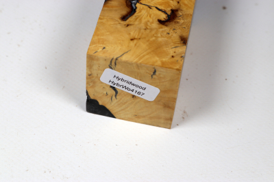 Knife Blank HybridWood Boxwood Burl - HybrWo4167