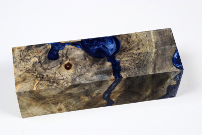 Messergriffblock HybridWood Buckeye Burl stabilisiert - HybrWo4102