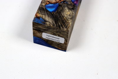 Knife Blank HybridWood Buckeye Burl stabilized - HybrWo4103
