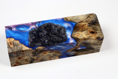 Messergriffblock HybridWood Buckeye Burl stabilisiert - HybrWo4122