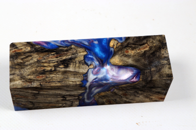 Messergriffblock HybridWood Buckeye Burl stabilisiert - HybrWo4128