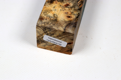 Knife Blank HybridWood Buckeye Burl stabilized - HybrWo4135