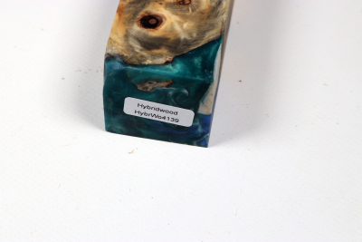 Knife Blank HybridWood Buckeye Burl stabilized - HybrWo4139