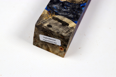 Knife Blank HybridWood Buckeye Burl stabilized - HybrWo4144