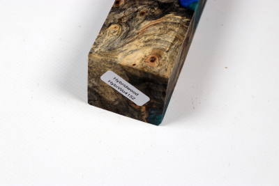 Knife Blank HybridWood Buckeye Burl stabilized - HybrWo4152