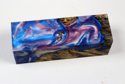 Messergriffblock HybridWood Buckeye Burl stabilisiert - HybrWo4155