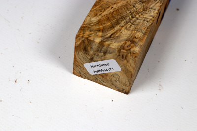 Knife Blank HybridWood Buckeye Burl stabilized - HybrWo4171