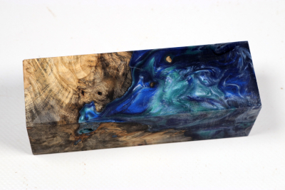 Knife Blank HybridWood Buckeye Burl stabilized - HybrWo4186 Knife Blank HybridWood Buckeye Burl stabilized - HybrWo4186