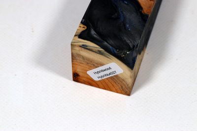 Knife Blank HybridWood Yew Burl - HybrWo4027