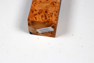 Messergriffblock HybridWood Eibe Maser - HybrWo4181