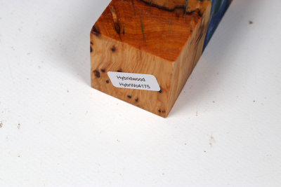 Messergriffblock HybridWood Eibe Maser stabilisiert - HybrWo4175