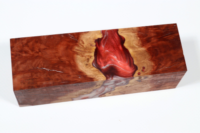 Messergriffblock HybridWood Red Mallee - HybrWo3857