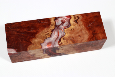 Messergriffblock HybridWood Red Mallee - HybrWo3857
