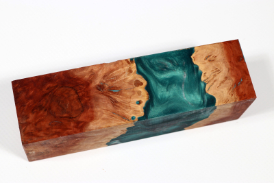 Messergriffblock HybridWood Red Mallee - HybrWo3858
