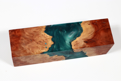 Messergriffblock HybridWood Red Mallee - HybrWo3858